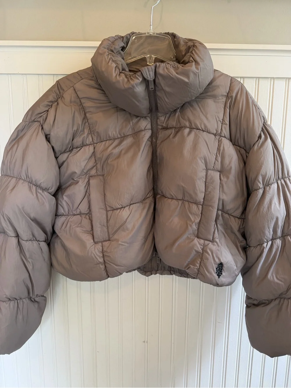 Free People In a Bubble Cropped Puffer Jacket - Women